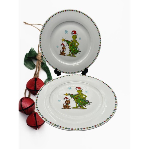 Dr. Seuss Dining Dr Seuss The Grinch Dinner Plates Set Of 2 Poshmark